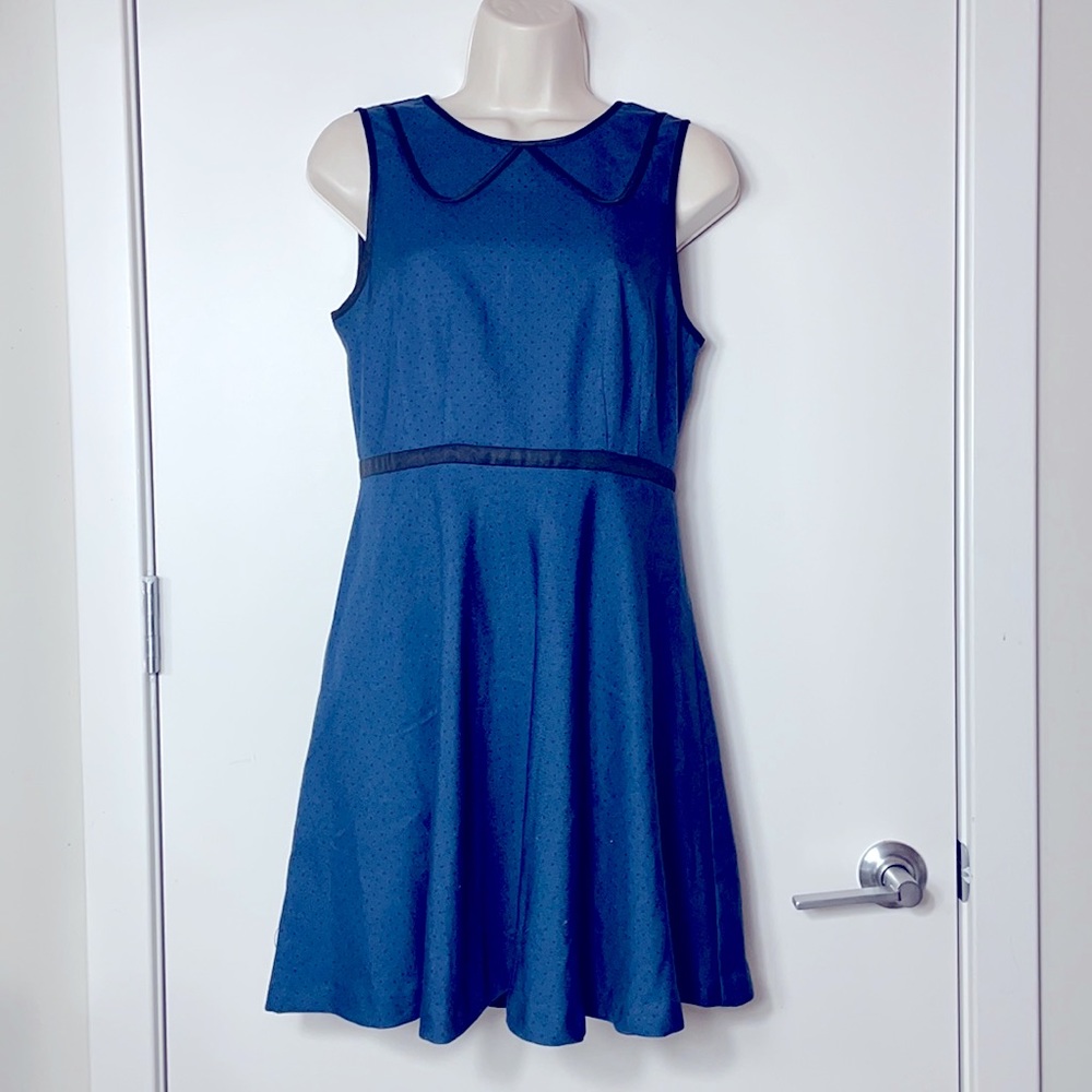 Coincidence & chance polka dot navy Dress